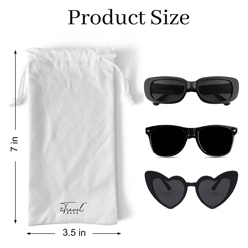 ToTravelGear Eyeglasses Sunglasses Microfiber Pouch Bag