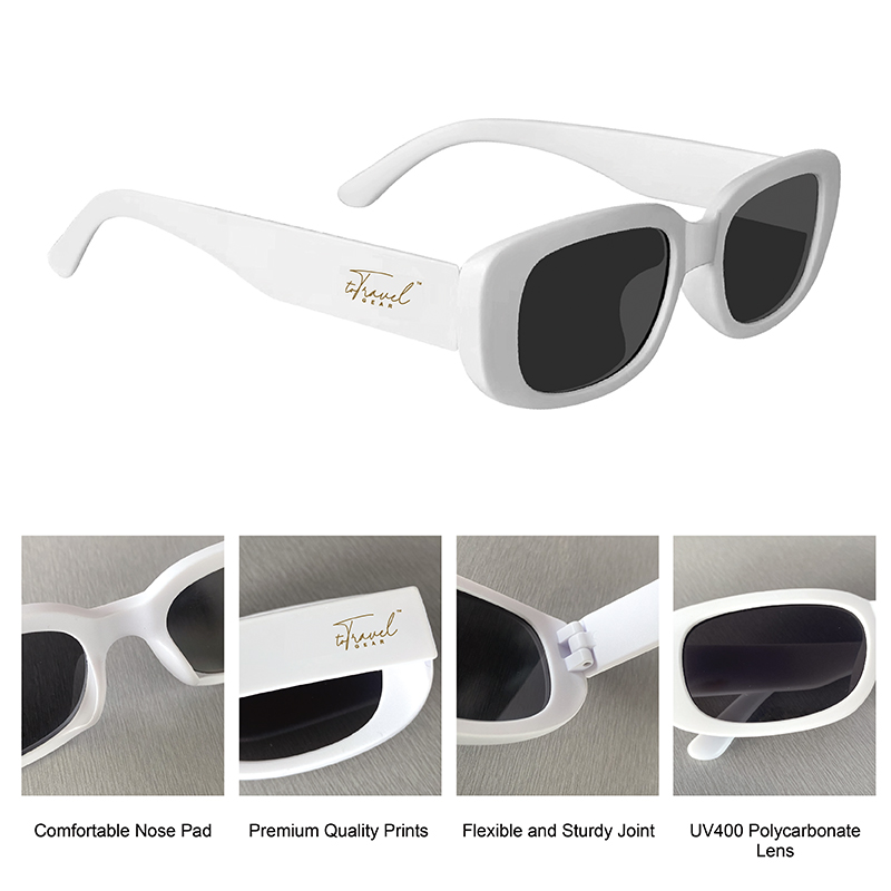 ToTravelGear Rectangle Sunglasses for Women Men
