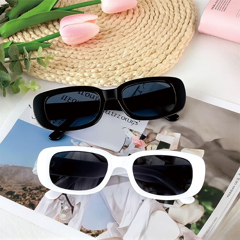 ToTravelGear Rectangle Sunglasses for Women Men