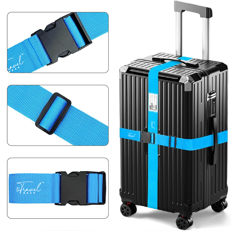 ToTravelGear Luggage Straps 88 inch Adjustable Suitcase Belt