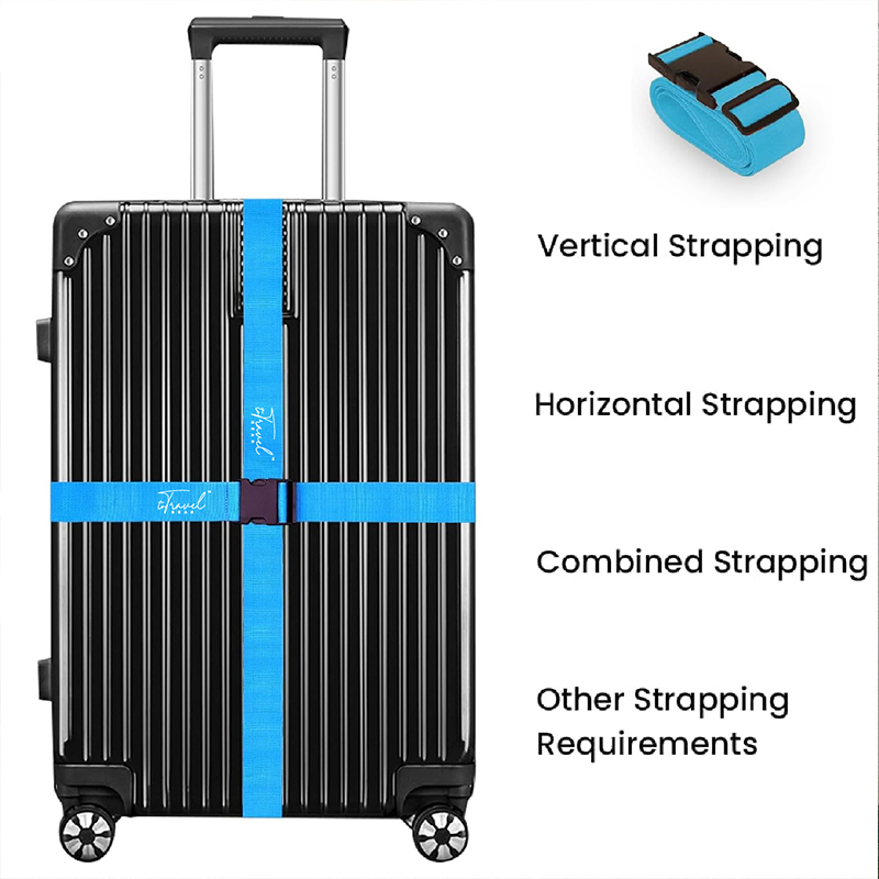 ToTravelGear Luggage Straps 88 inch Adjustable Suitcase Belt