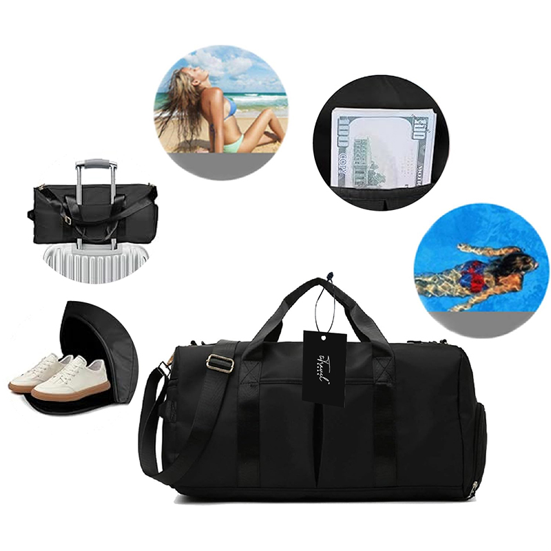ToTravelGear 65L Duffle Bag with Shoes Compartment